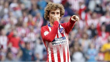 Griezmann celebra su gol al Celta.
