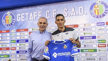 06/08/19 PRESENTACION DE FAYCAL FAJR COMO NUEVO JUGADOR DEL GETAFE CF
 ANGEL MARTIN FAYCAL FAJR