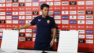 JOAN FRANCESC FERRER " RUBI", ENTRENADOR DE LA UD ALMERÍA.