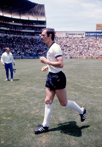 Franz Beckenbauer en el Estadio de León.