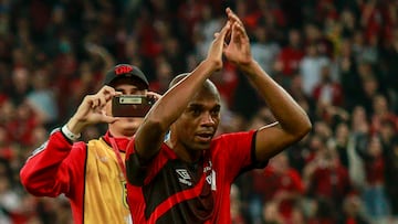 Athletico PR player Fernandinho during the match against Atlético GO Brazilian League Serie A 2022 - Round 18 at Arena da Baixada Stadium in Curitiba-PR/Brazil. (Photo by Gabriel Machado/NurPhoto via Getty Images)