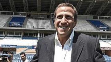<b>A TRABAJAR. </b>Víctor Muñoz será presentado esta mañana como nuevo entrenador azulón.