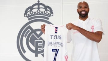 Alex Tyus, nuevo p&iacute;vot del Real Madrid.