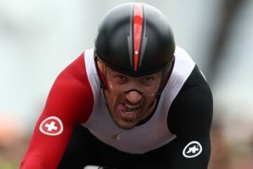 Fabian Cancellara. El suizo pone fin a su carrera profesional con la medalla de oro en la prueba de contrarreloj. Es su tercera medalla olímpica después del oro y la plata que consiguió en Pekín 2008.