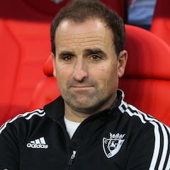 Arrasate: "No sé por qué el árbitro no pita falta en el 0-1"