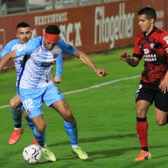 El partido ante el Mirandés se cobra dos víctimas en el Málaga