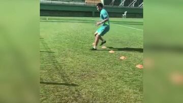 Vuelve a entrenarse el primer superviviente del Chapecoense