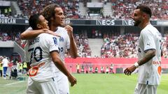 70 Alexis Alejandro SANCHEZ (om) - 06 Matteo GUENDOUZI (om) during the Ligue 1 Uber Eats match between OGC Nice and Olympique de Marseille at Allianz Riviera on August 28, 2022 in Nice, France. (Photo by Serge Haouzi/FEP/Icon Sport via Getty Images) - Photo by Icon sport