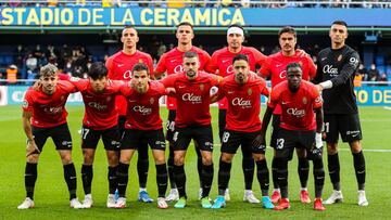 Players of Mallorca pose for photo during the Santander League match between Villareal CF and RCD Mallorca at the Ceramica Stadium on January 22, 2022, in Valencia, Spain.
AFP7
22/01/2022 ONLY FOR USE IN SPAIN