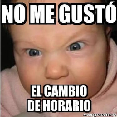 Los memes más graciosos sobre el cambio de hora