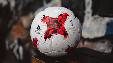 El Krasava de Adidas, el balón oficial de la Copa Confederaciones 2017.
