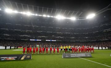 River Plate-Boca Juniors: the return leg at the Bernabéu - in pictures