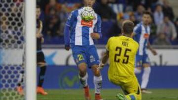 Marco Asensio, durante el Espanyol - Rayo Vallecano de Liga BBVA.