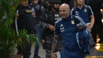 Sampaoli, sobre el incidente: "La sociedad tiene mucha envidia"