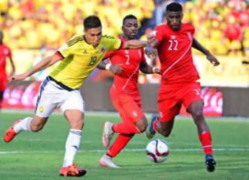 Colombia debuta en las Eliminatorias ante Perú. Ambiente de fiesta y de carnaval en El Metropolitano. 