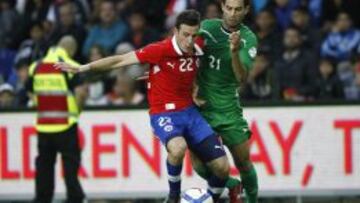 El delantero nacional anot&oacute; su &uacute;ltimo gol con la &quot;Roja&quot; en el duelo amistoso frente a Irak. 