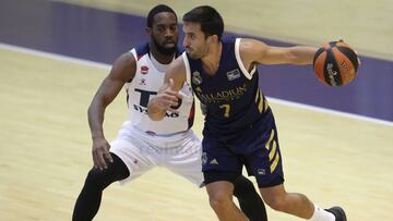 Facuando Campazzo, ante el Baskonia.