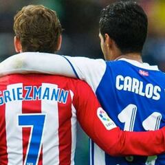 Griezmann and Vela challenge each other for the All-Star Game