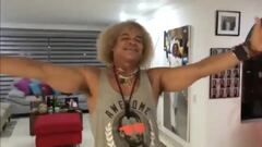 'Pibe' Valderrama celebra las dos finales del Junior