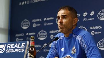 19/01/17 DEPORTIVO DE LA CORUÑA RUEDA DE PRENSA DE GARITANO