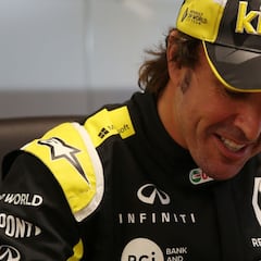 Alonso reaparece sin rasguños