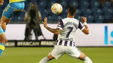 GRAFCAN2195. LAS PALMAS DE GRAN CANARIA, 15/08/2021.- La Unión Deportiva Las Palmas jugó este domingo contra el Valladolid su primer partido con público desde febrero de 2020, disputado en el Estado de Gran Canaria, en Las Palmas de G