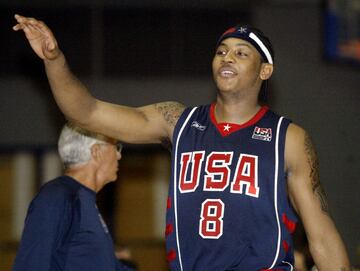 Another legend who made a bad start to his international career. Anthony was 20 and playing for the Denver Nuggets when he was hastily summoned to help fill the void left by the USA’s absentees. Bronze in 2004 would be the first of four medals and the beginning of a story that saw him become probably Team USA’s most important ever player. He was part of the teams that were victorious in Beijing, London and Rio, becoming the first men’s US player to win three golds and appear at four consecutive Games. He’s the highest scorer in the history of the USA team and put on record-breaking displays at the Olympics: against Nigeria in 2012 (37 points, 10/12 three-pointers) and against Australia in 2016 (31 points in 35 minutes, 9/15 three-pointers). At Athens 2004, however, he managed just 2.4 points per game.