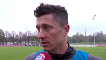 Lewandowski: "Hay que jugar como si estuviéramos en casa"