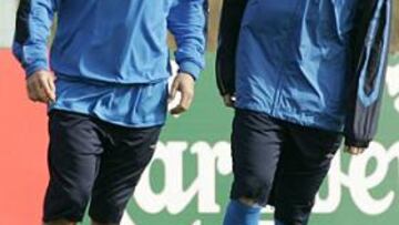 <B>SIN PROBLEMAS. </B>Beckham y Rooney se perfilan como titulares frente a Irlanda del Norte.