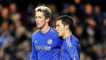 Fernando Torres y Eden Hazard.
