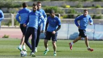 Entrenamiento del Málaga