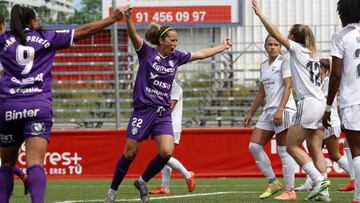 Gol del Granadilla ante el Madrid CFF.