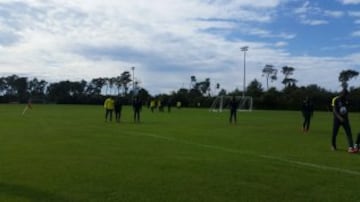 El equipo bogotano se entrena en Florida y ya piensa en el local, Strikers. 