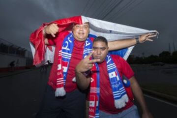 Así se vivió el ambiente en el Estadio Rommel Fernández para el duelo eliminatorio entre las selecciones de México y Panamá.