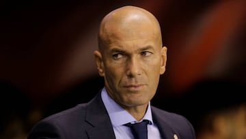 Zinedine Zidane, en Riazor.