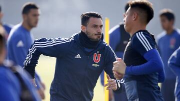 El jugador de Universidad de Chile Mauricio Pinilla