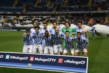 Málaga-Athletic en imágenes