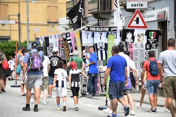 El debut de Cristiano con la Juve en Turín