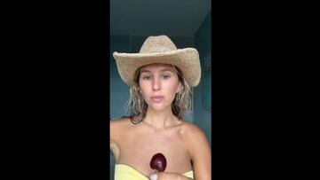 Cerezas en la cara: la curiosa tendencia de las influencers en TikTok