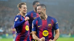 Aprobados y suspensos del Barcelona ante el Celta: Lewandowski reta a Mbappé