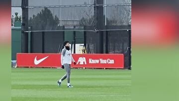 Luis Díaz entrena diferenciado y se alista para volver en abril