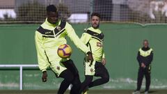 03/12/18 ELCHE ENTRENAMIENTO
 SORY KABA Y NACHO GIL