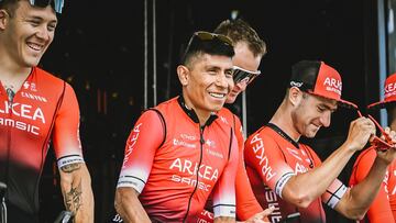 Nairo Quintana en la etapa 2 del Tour de Francia