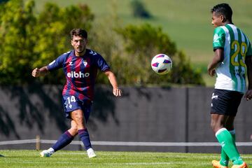 Vencedor, en el amistoso ante el Racing.