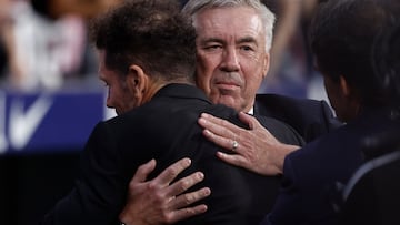 Simeone y Ancelotti.