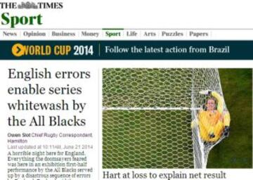 Portadas de la prensa extranjera