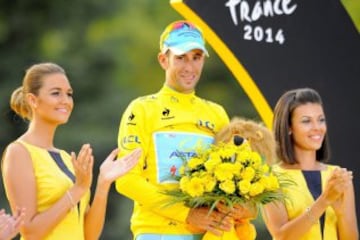 Vincenzo Nibali ganador del Tour de Francia de 2014.