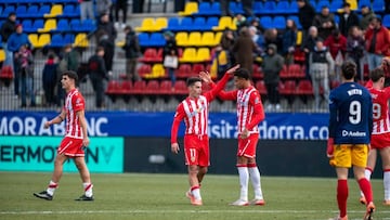 Imagen del partido de ida.