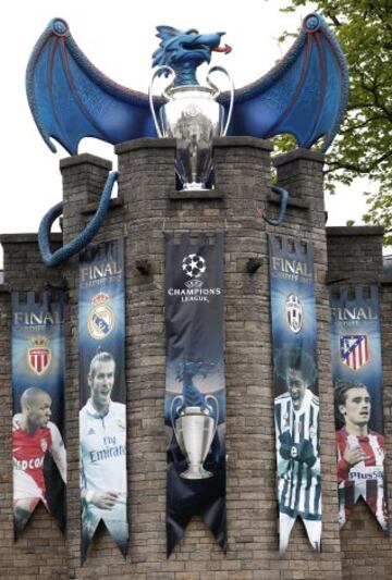 El Principality Stadium se prepara para acoger el próximo 3 de junio la final de la Champions League entre Real Madrid y Juventus.