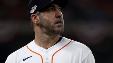 En siete salidas en Serie Mundial, Justin Verlander nunca ha conseguido una victoria para su equipo.